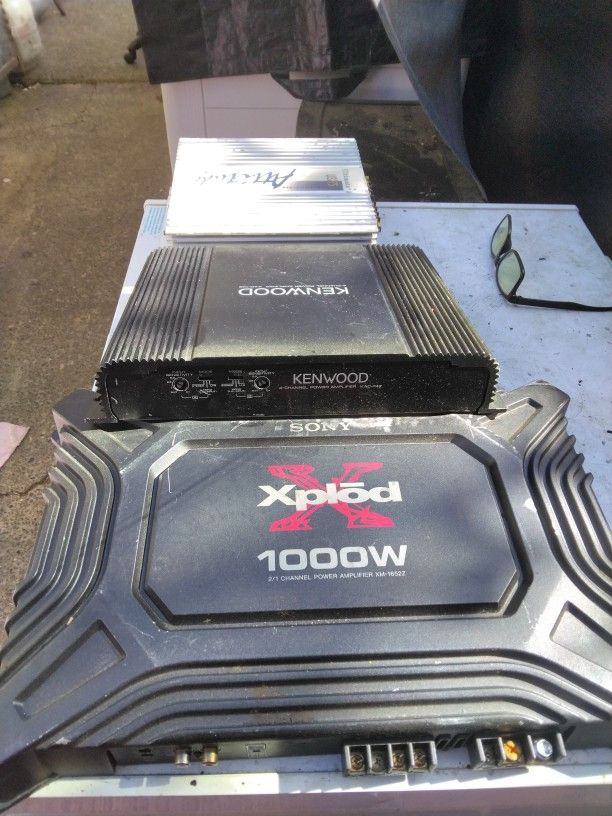 1000/Watt Sony Explode/Kenwood 400/Watt/Attitude Us275 Amps