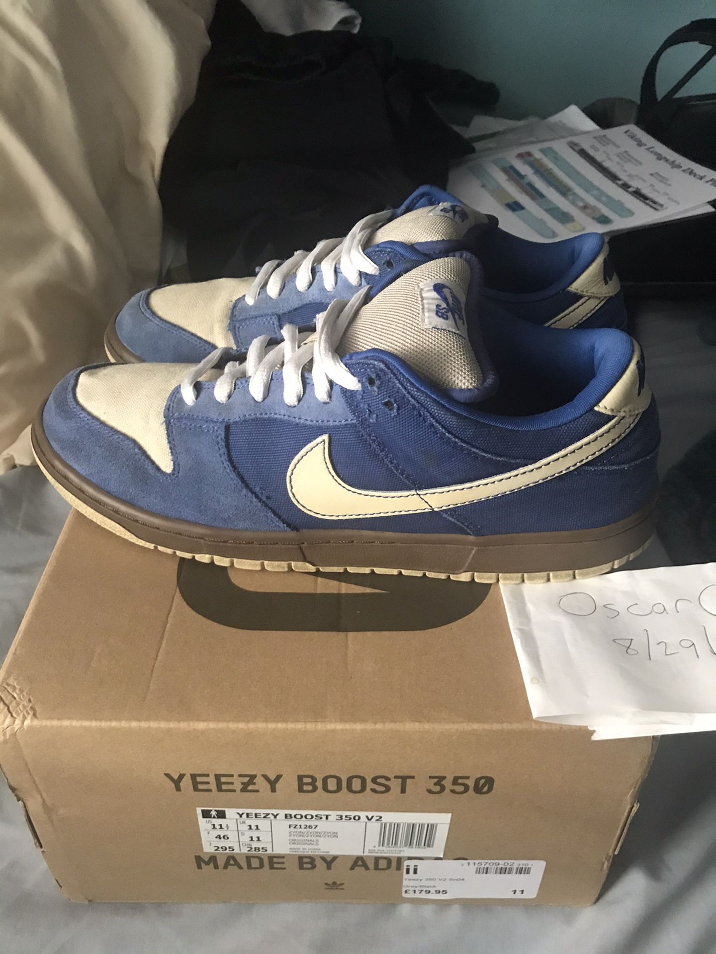 Nike SB Dunk Low Gold Rail size 11