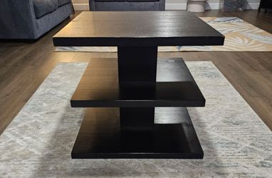 Modern Black End Table
