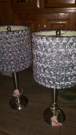 2 lamps very nice 50 bucks pick up. 60625