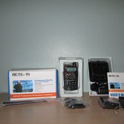 New Retevis Rt5r Handheld Ham/GMRS Radio
