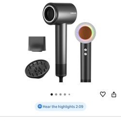 Hair Dryer, 160000RPM High-Speed Brushless Motor Professional Ionic Blow Dryer for Fast Drying, Thermo-Control Low Noise Lightweight mini Small Travel