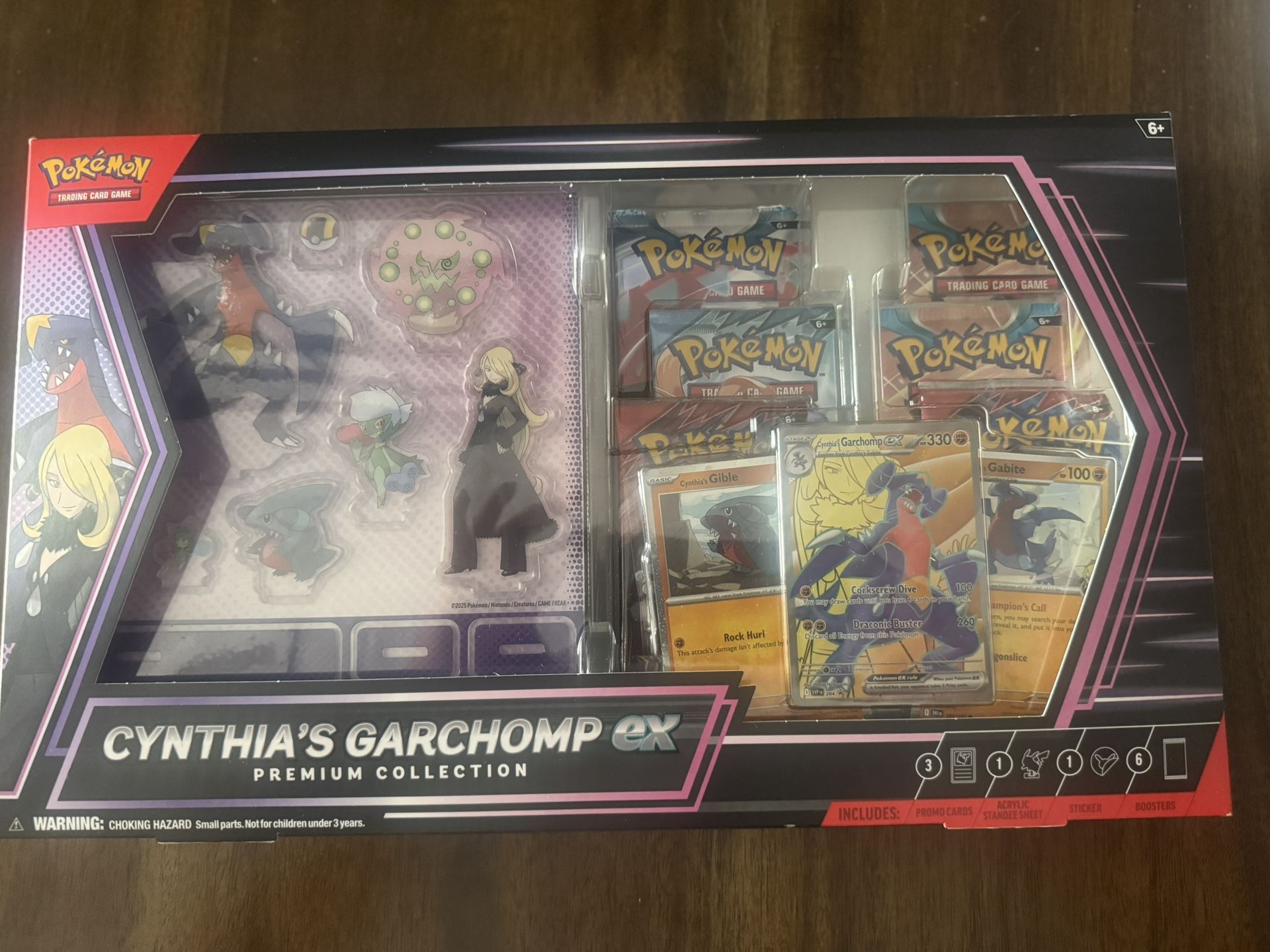Pokemon Cards Cynthia’s Garchomp Ex Box