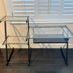 Glass Computer Desk 