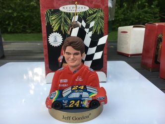 Vintage Hallmark Keepsake 1997 Stock Car Champions #1- Jeff Gordon Christmas Ornament, 90s Collectible Holiday Season Decoration