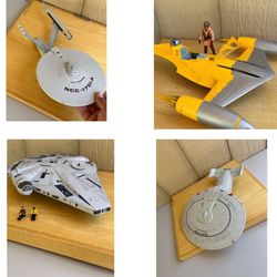 Vintage Star Wars Star Trek Collectible Toys Model Replicas 