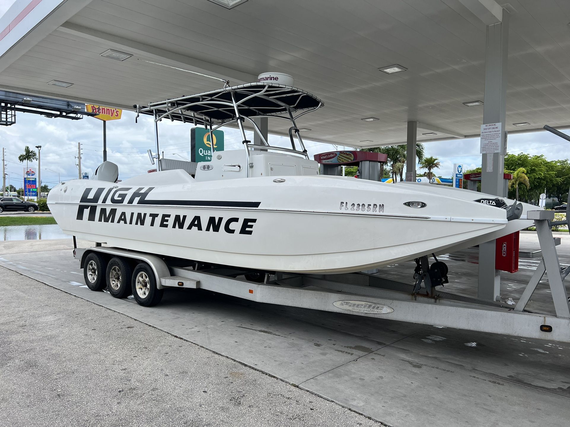 28 Ft Catamaran Fishing Sport Boat Suzuki 300hp High Maintenance 4