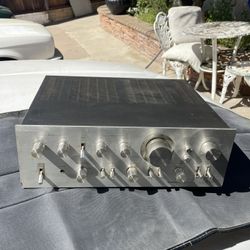 PIONEER MODEL SA-9500II Vintage Integrated Stereo Amplifier tested working silver face monster amp