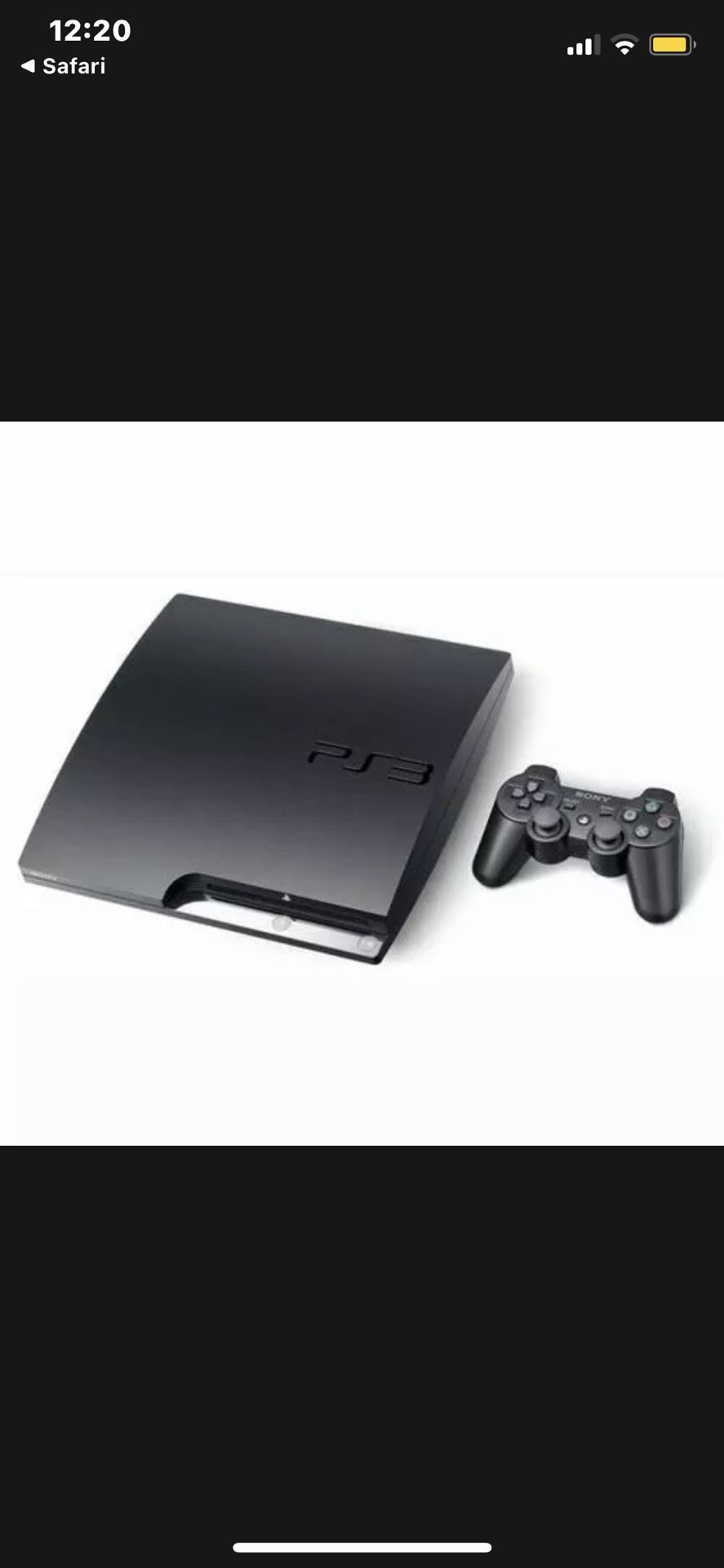 PS3 120gb Slim $200