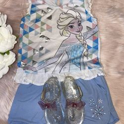 Elsa Girls Outfit Size 4t