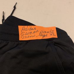 Adidas Sweats Size XL Black 