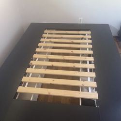 Black IKEA Nordli Queen Bed Frame
