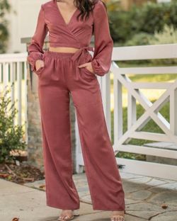 Satin 2pc Outfit Great For Summer 
