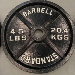 Brand New 45lb Plates 
