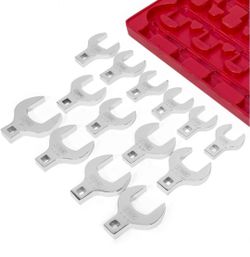 1/2" Drive SAE Jumbo Straight Crowfoot Wrench Fully Polished Set Storage Tray (1-1/16 in. to 2 in), 14-Piece Set

Brand New in box 🎁