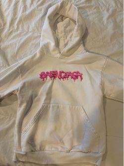 Balenciaga Slime Logo Hoodie white pink. Size 10