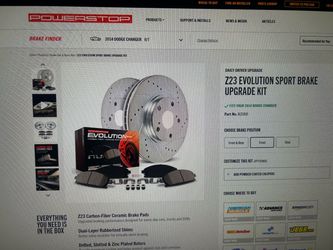 Power stop from break and rotors