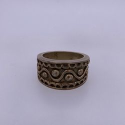 925 Sterling Silver Unisex Statement Ring