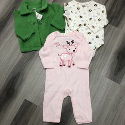 NWT Baby Girl’s Clothes 3-6 Months