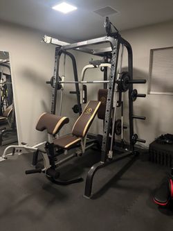 Marcy Diamond Elite Smith Machine Home Gym w/ Bench – Moving Sale