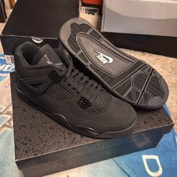 Retro 4 Black Cat Size 11.5