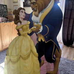 Beauty and the Beast Cardboard Cutout