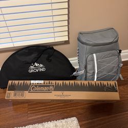 Camping equipment sold as a set