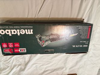 Metabo SSE 18 LTX BL Cordless Sabre Saw
