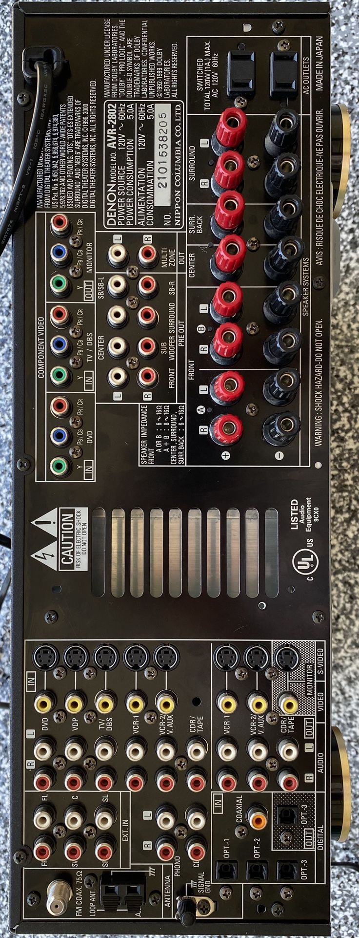 Denon avr 2802 receiver for Sale in Santee, CA OfferUp