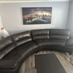Leather Couch 