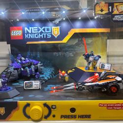 Lego Store Display - Nexo Knights Sets 