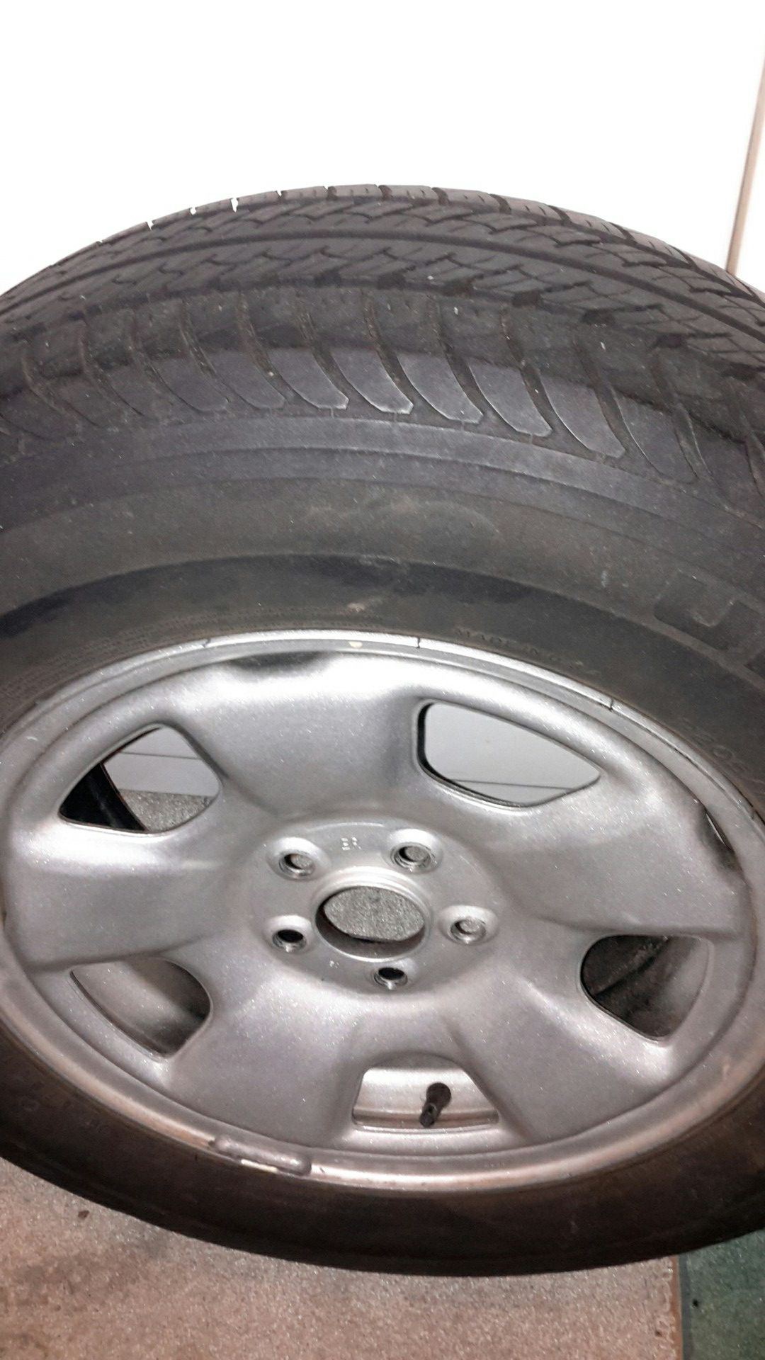 Uniroyal rim and tire