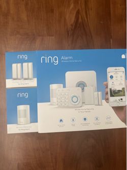 Ring Alarm Wireless Home Security System 8 piece kit Bundle