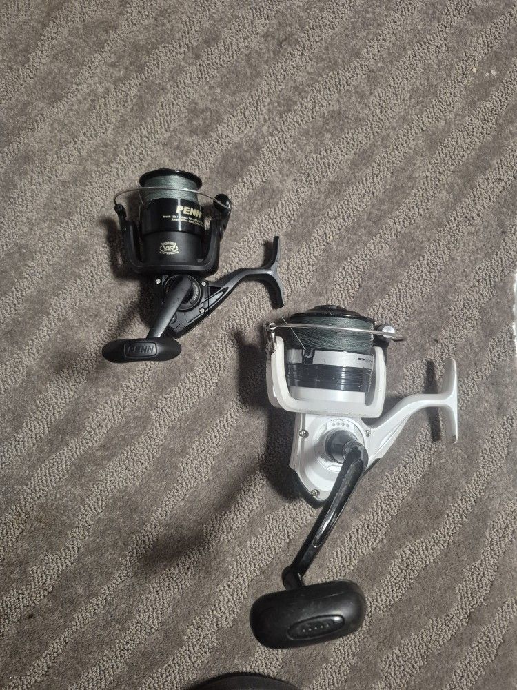Fishing Reel Daiwa Wave 5000 And Penn Wrath 2 Both With PowerPoint $60