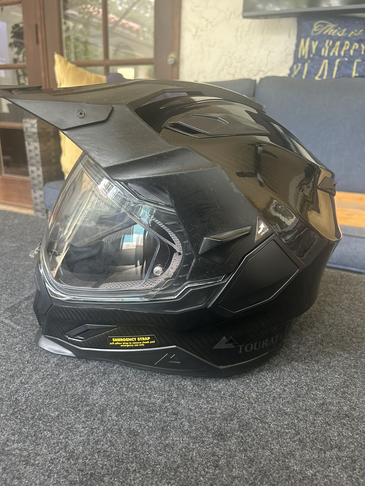 Touratech Aventuro Carbon Pro Adventure Dual Sport Helmet