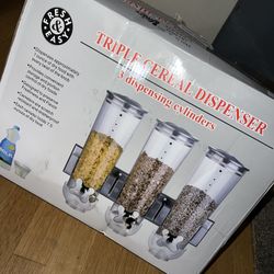 Triple Cereal Dispenser 