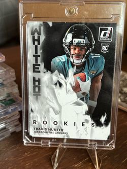 Travis Hunter Donruss White Hot Rookies RC Card