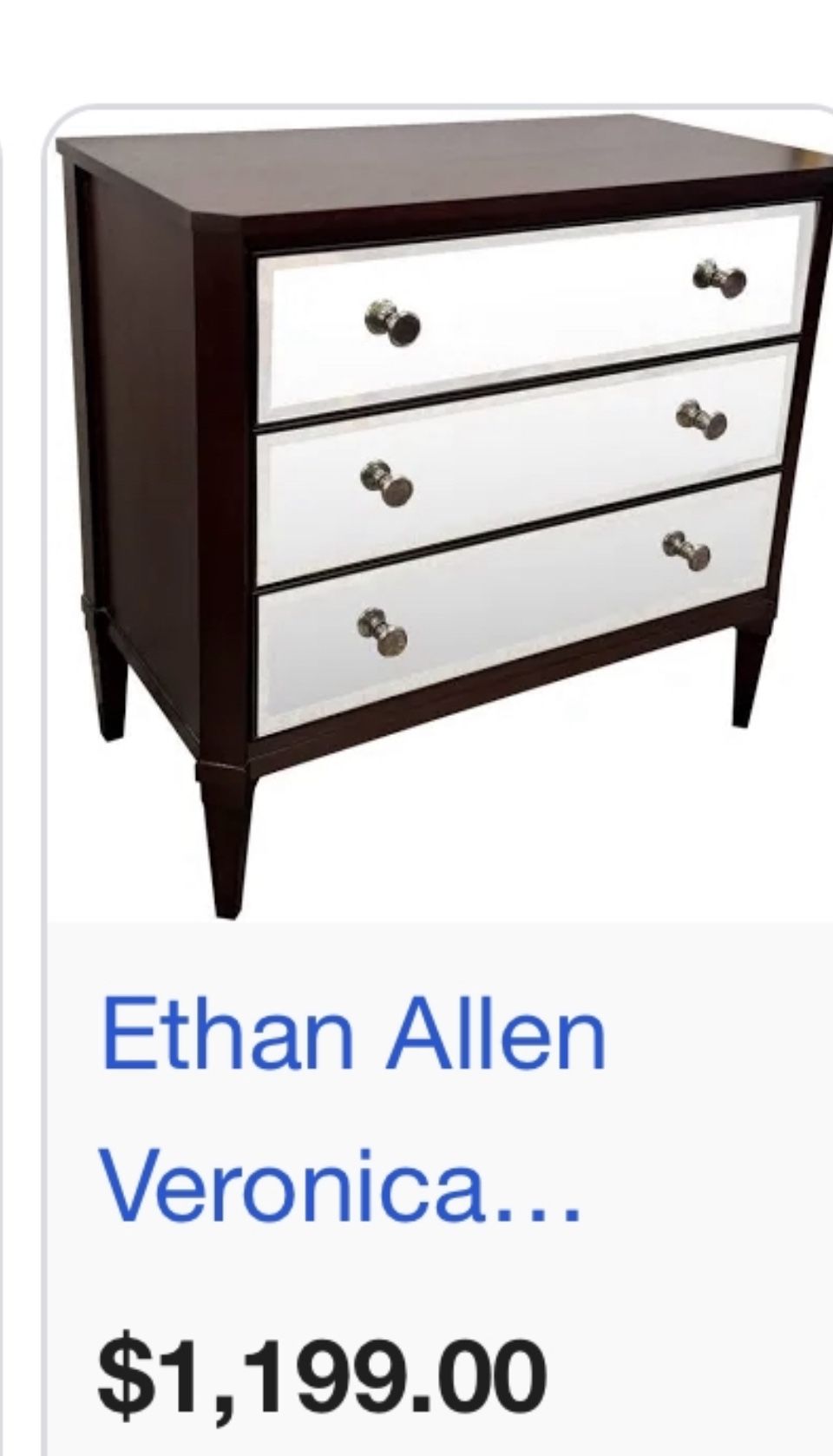 Ethan Allen Veronica mirror dresser