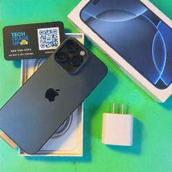 iPhone 16 Pro max Unlocked All carriers! 256GB Like New With box And Charger Battery Health 100% 