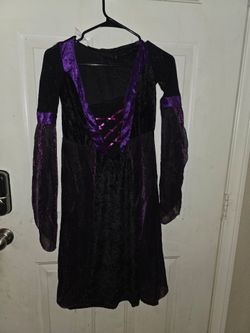Medieval Queen Velvet Costume Dress large