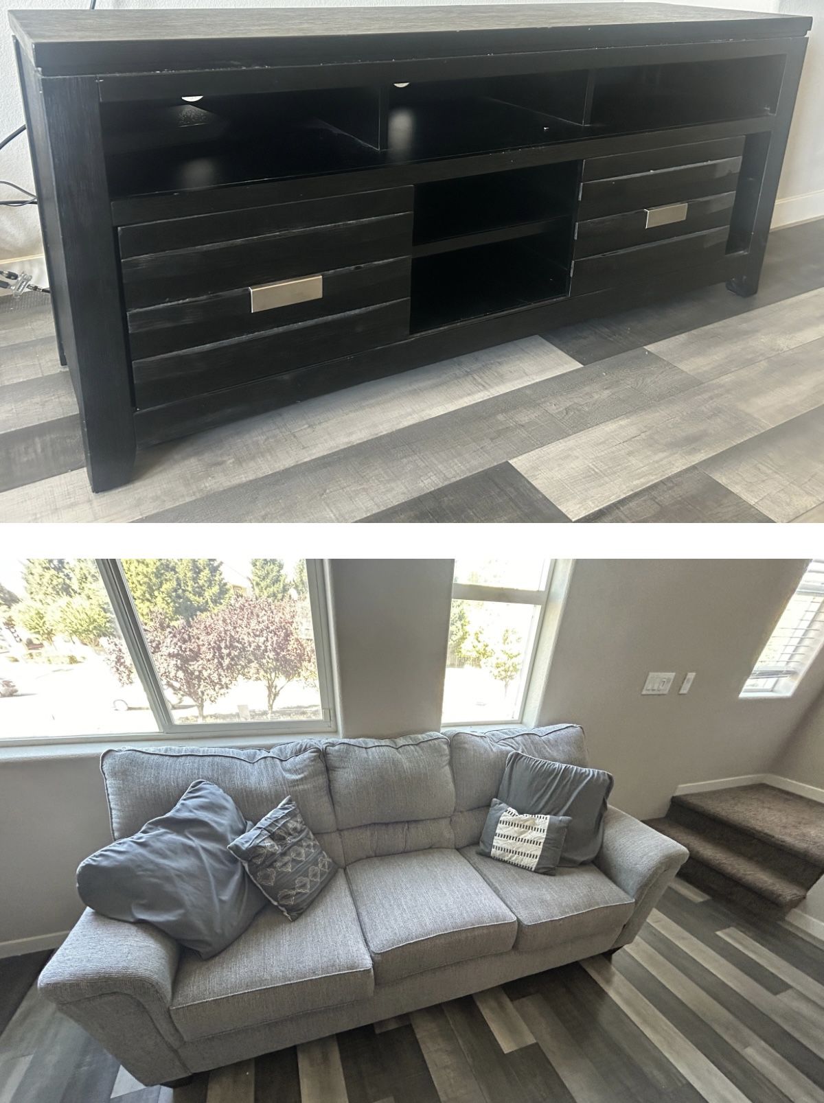 TV Stand And Couch