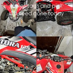 Quad Bike Runs And Drives 600$ Today Need Gone