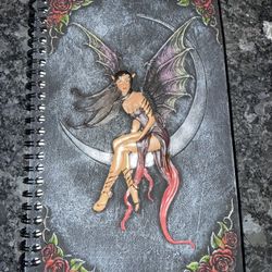 Amy Brown Fairy Rose Journal Diary Notebook Address Book Brinder 8.5"x 6"