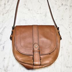 Brooks Brothers High End Leather Shoulder Crossbody Bag Purse