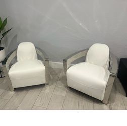Two aviator chairs