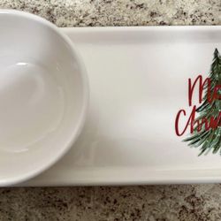 Christmas Chip And Dip Set
