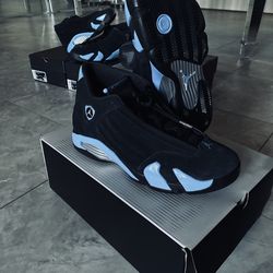 Jordan retro 14 unc blue
