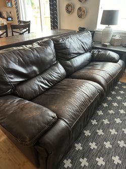Reclining Couch And Loveseat Set