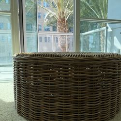 Potterbarn Rattan Living Room Table