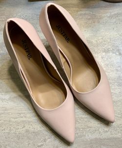 JUST FAB Pink Stiletto Size 9 Never Worn $10.00